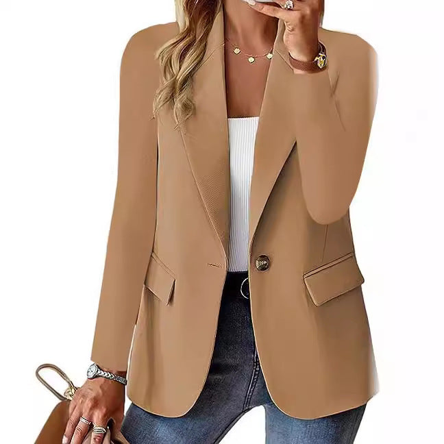 HAZEL | Solid-color small suit jacket