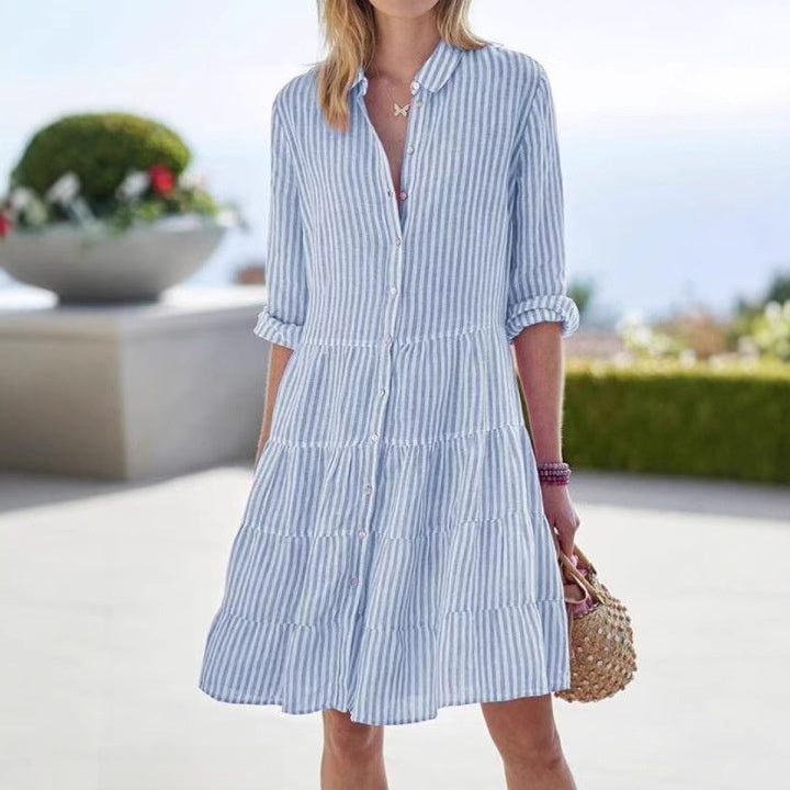HAZEL | Breezy Striped Dress