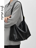 HAZEL | Genuine Leather Tote Bag with Crossbody Strap