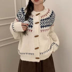 HAZEL | Fair Isle Jacquard Cardigan