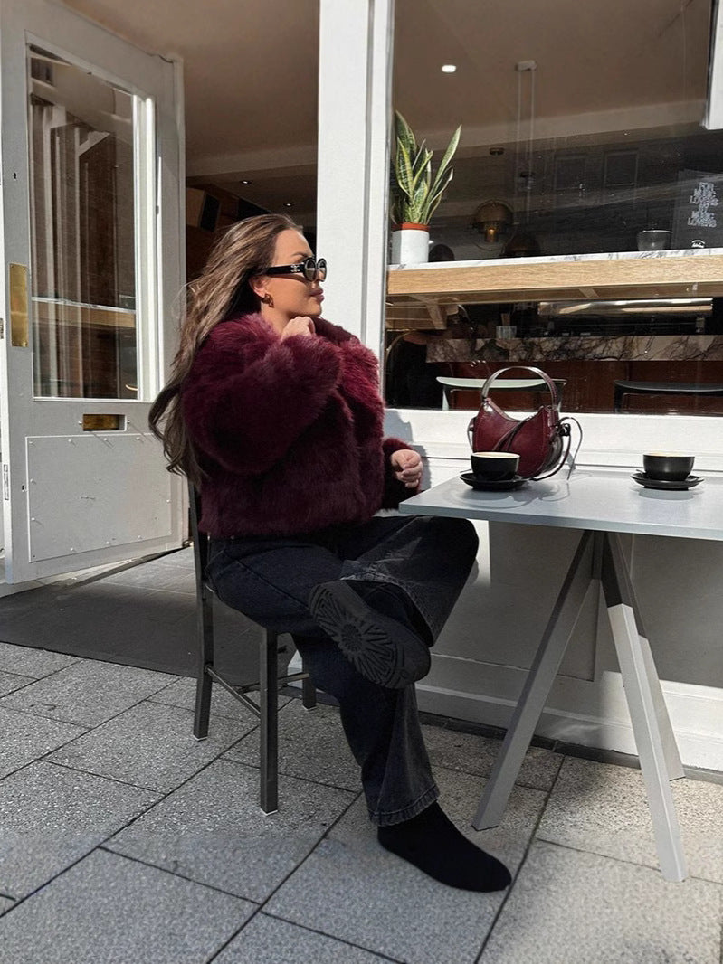 HAZEL | Faux Fur Jacket
