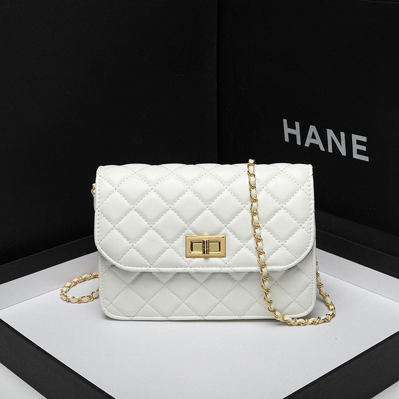 HAZEL | Quilted Chain Crossbody Bag