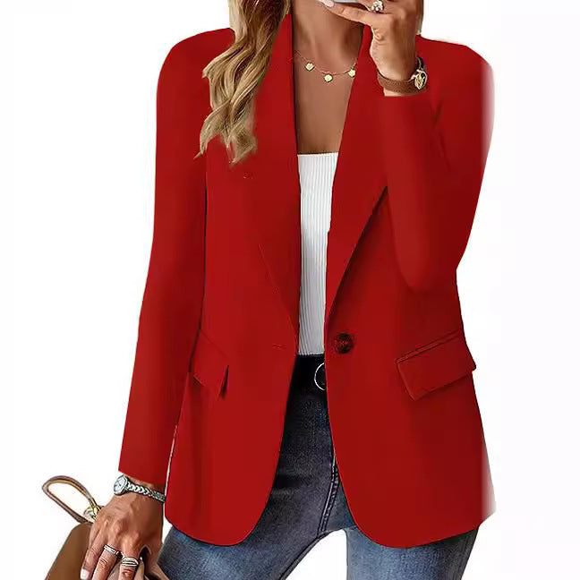 HAZEL | Solid-color small suit jacket