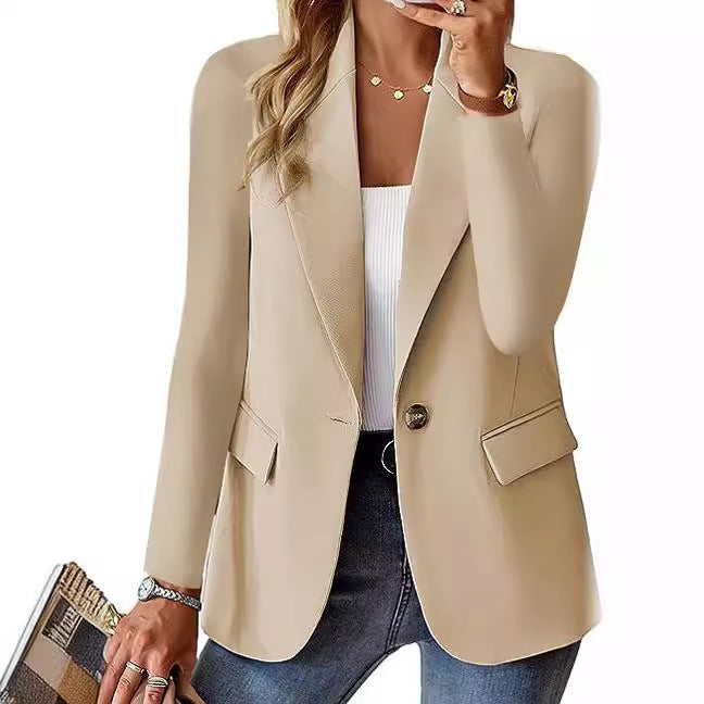 HAZEL | Solid-color small suit jacket