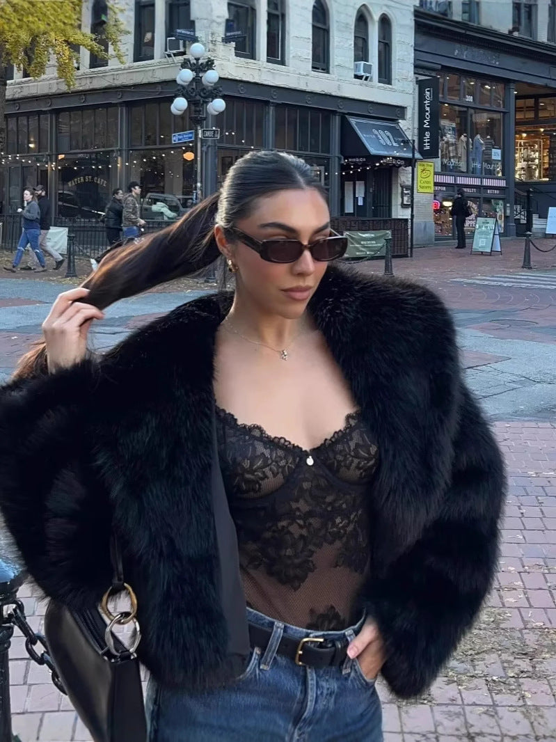 HAZEL | Faux Fur Jacket