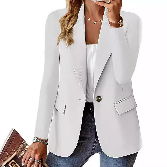 HAZEL | Solid-color small suit jacket