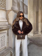 HAZEL | Faux Fur Jacket