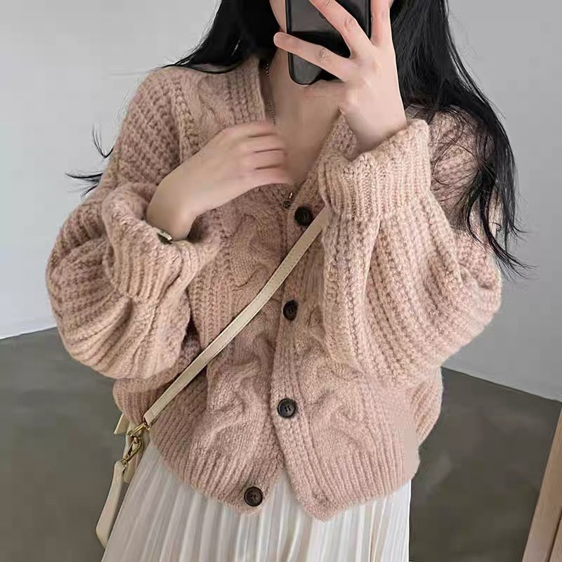 HAZEL | Knitted cardigan sweater