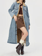HAZEL | Long Denim Jacket