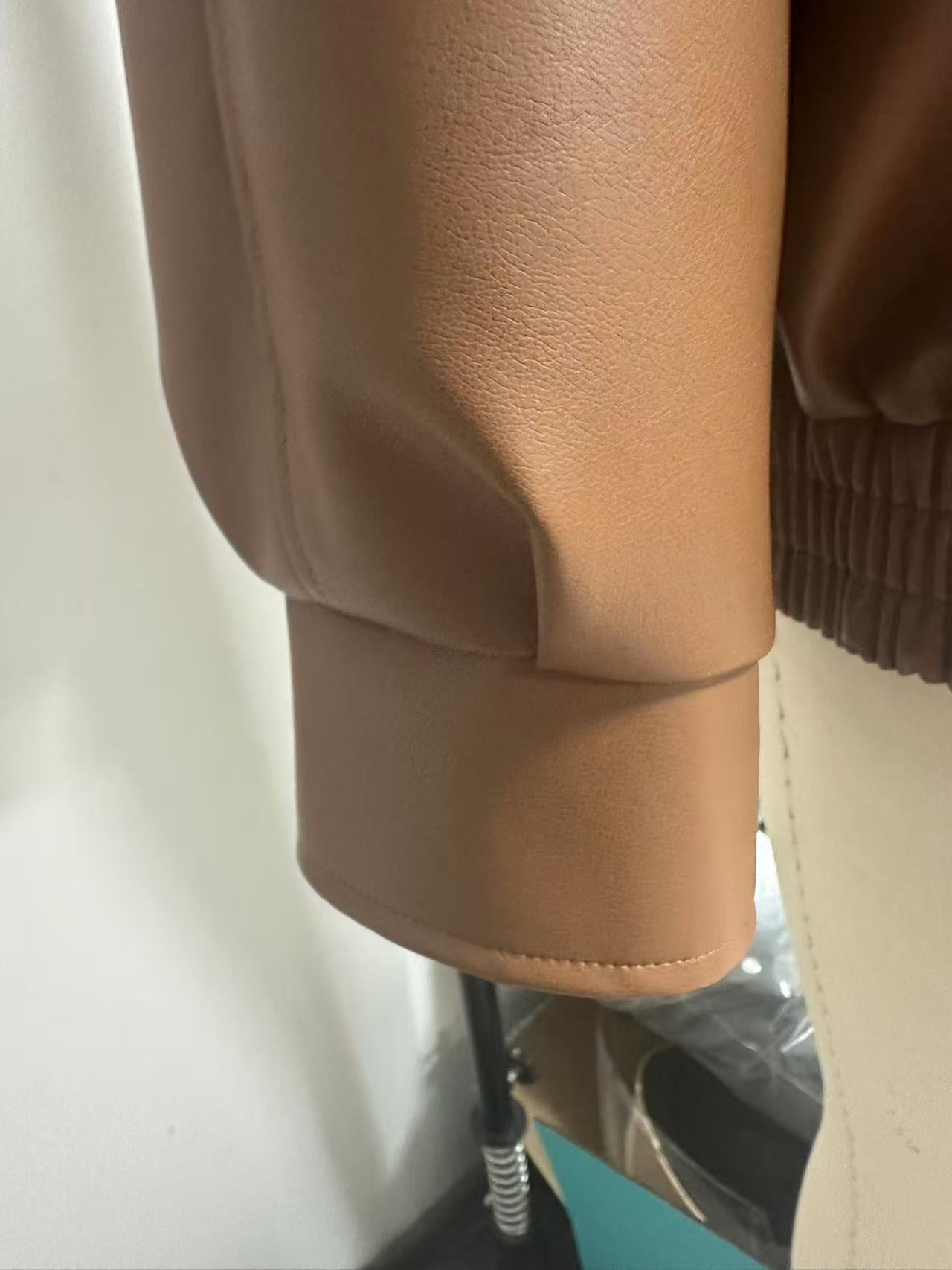 HAZEL | PU leather jacket