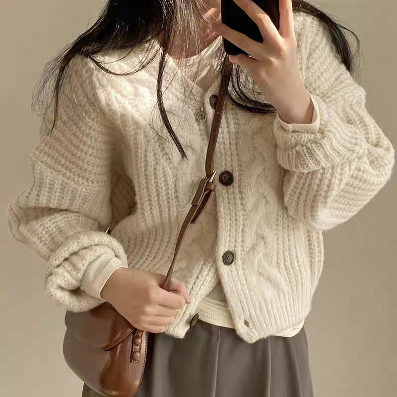 HAZEL | Knitted cardigan sweater