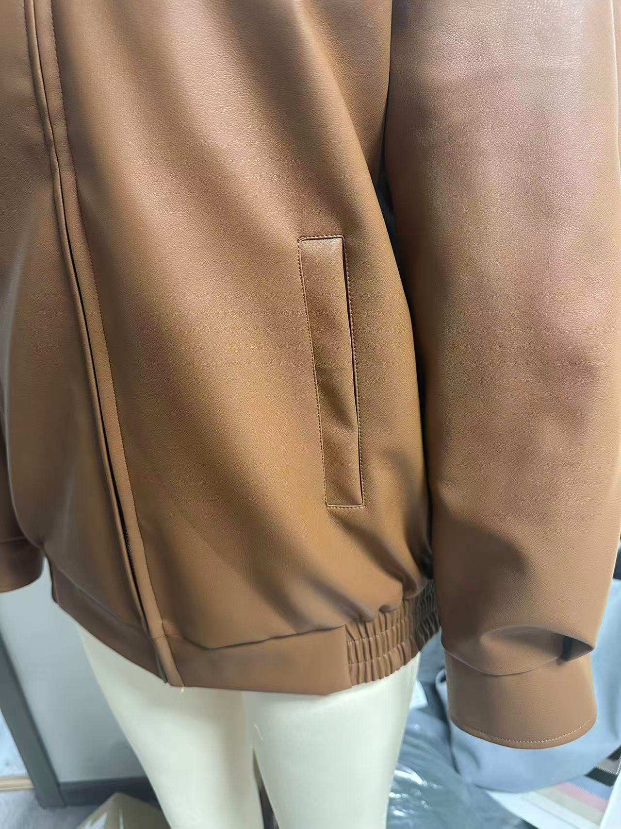 HAZEL | PU leather jacket