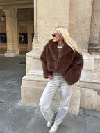 HAZEL | Faux Fur Jacket