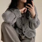 HAZEL | Knitted cardigan sweater