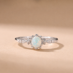 Round Charm Opal Ring