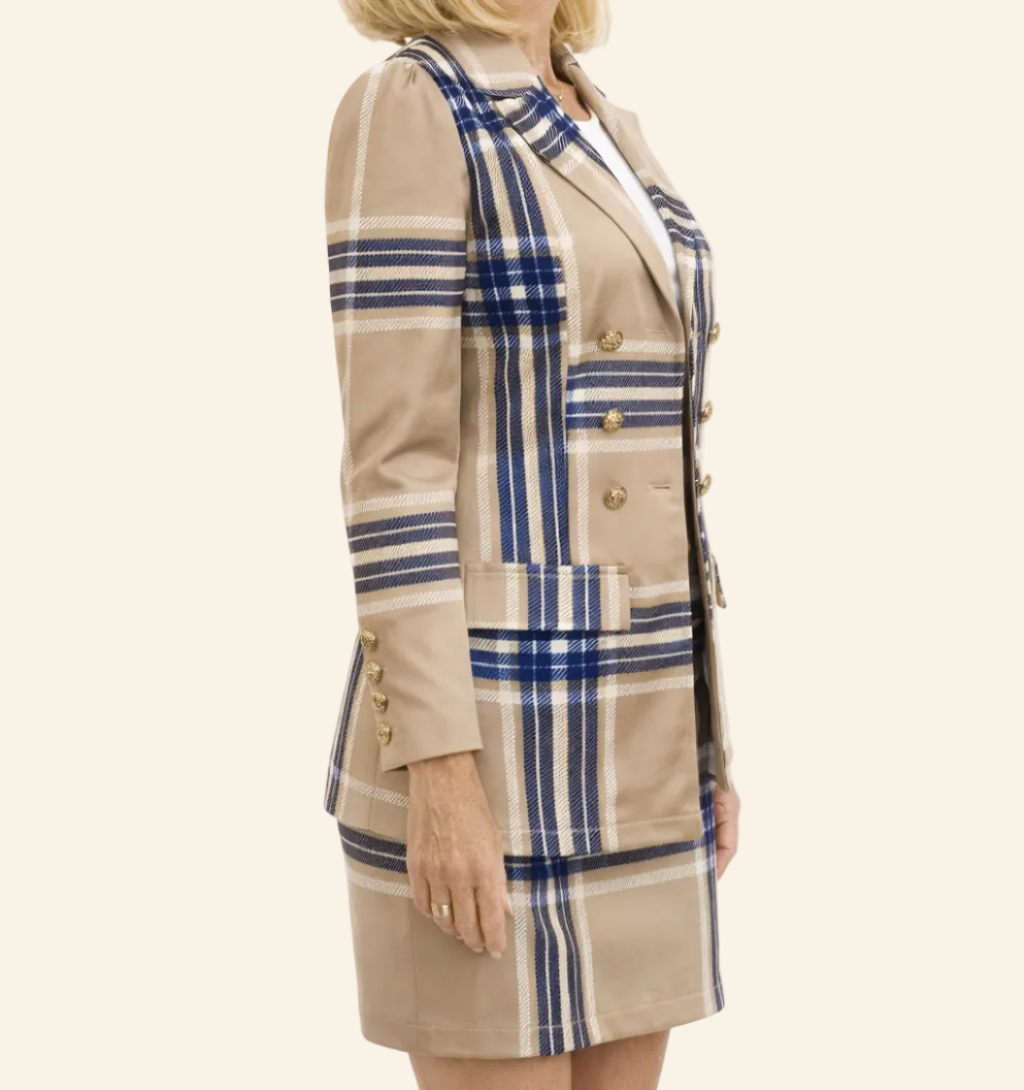 HAZEL | Sahara Plaid Set