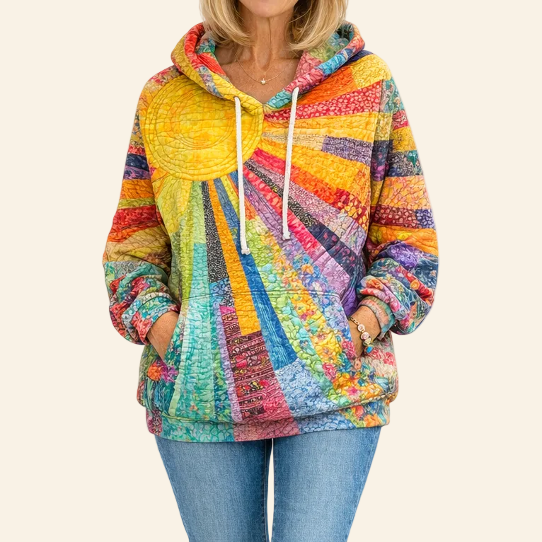 HAZEL | Bohemian Shining Sun Hoodie