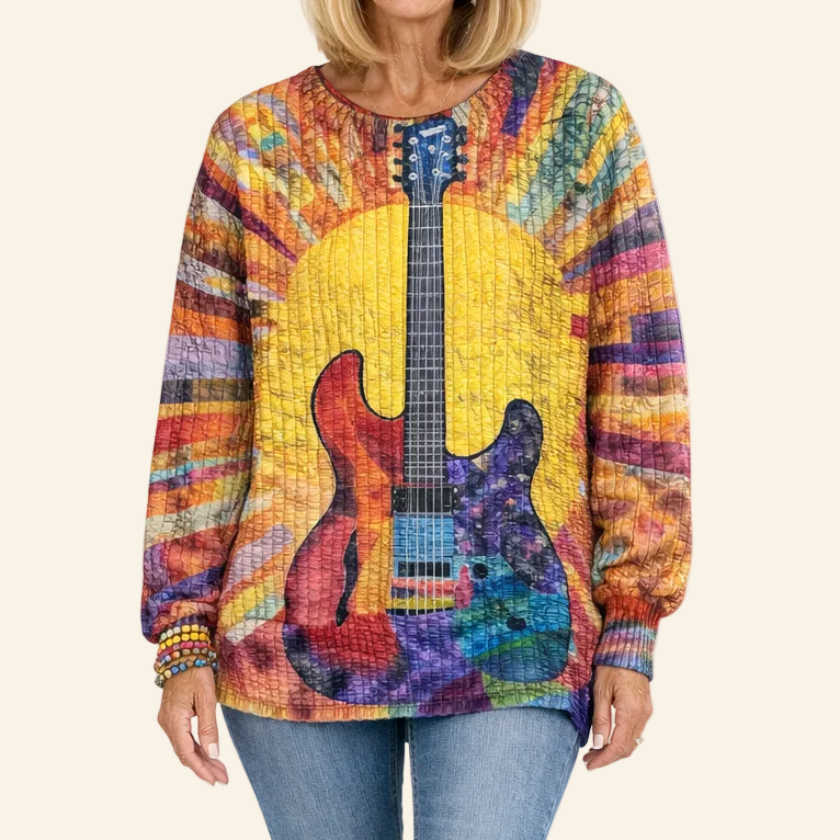 HAZEL | Bohemian Guitar Sweater