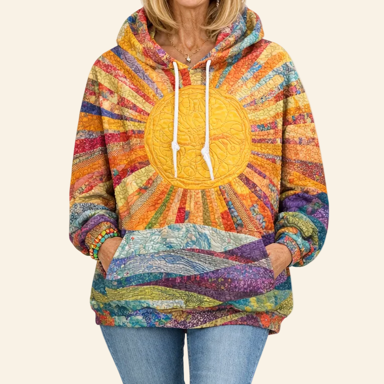 HAZEL | Bohemian Center Sun Hoodie