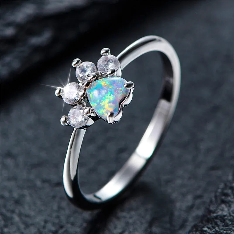 Paw Stone Ring