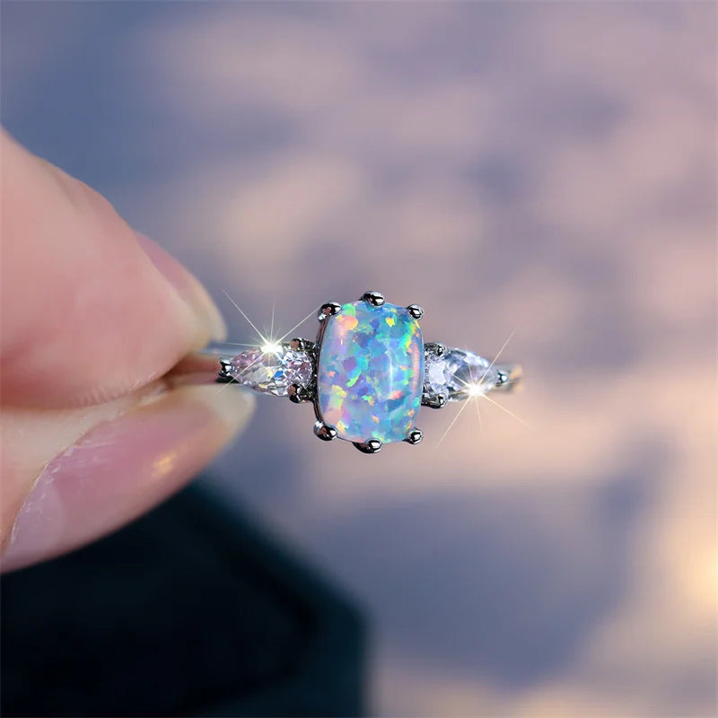 Starlight Opal Ring