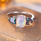Mystic Aurora Opal Ring