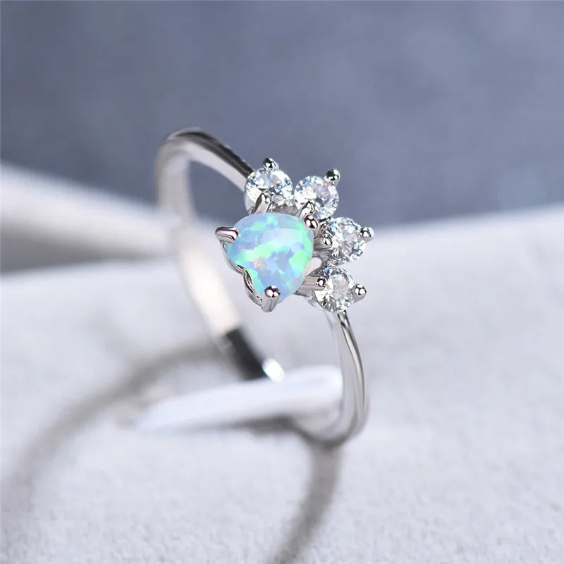 Paw Stone Ring