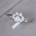 Paw Stone Ring