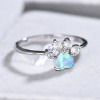 Paw Stone Ring