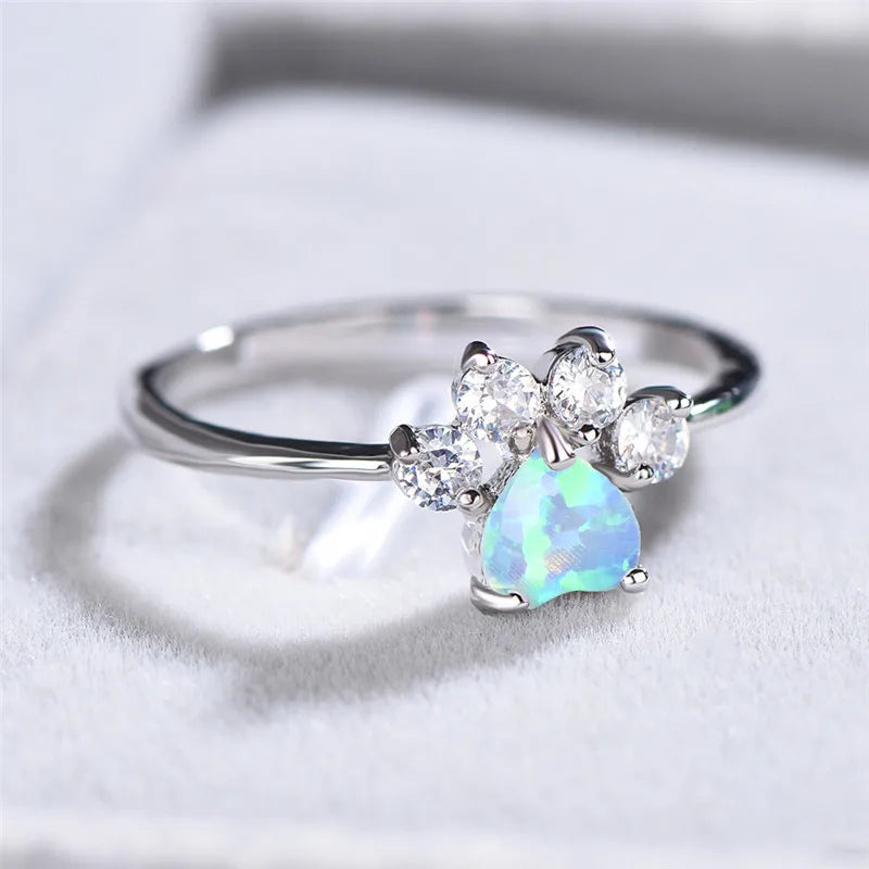Paw Stone Ring