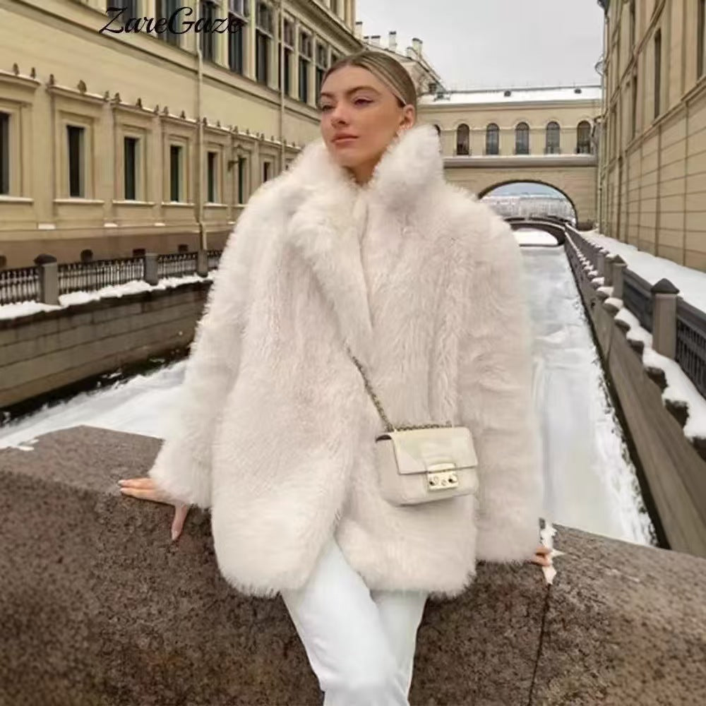 HAZEL | Faux Fur Jacket