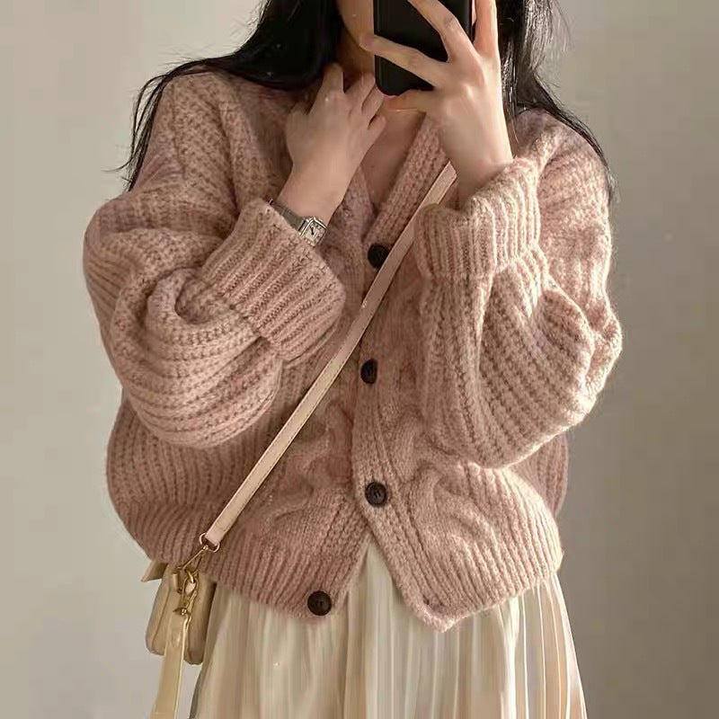 HAZEL | Knitted cardigan sweater