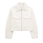 HAZEL | Street style tweed short jacket