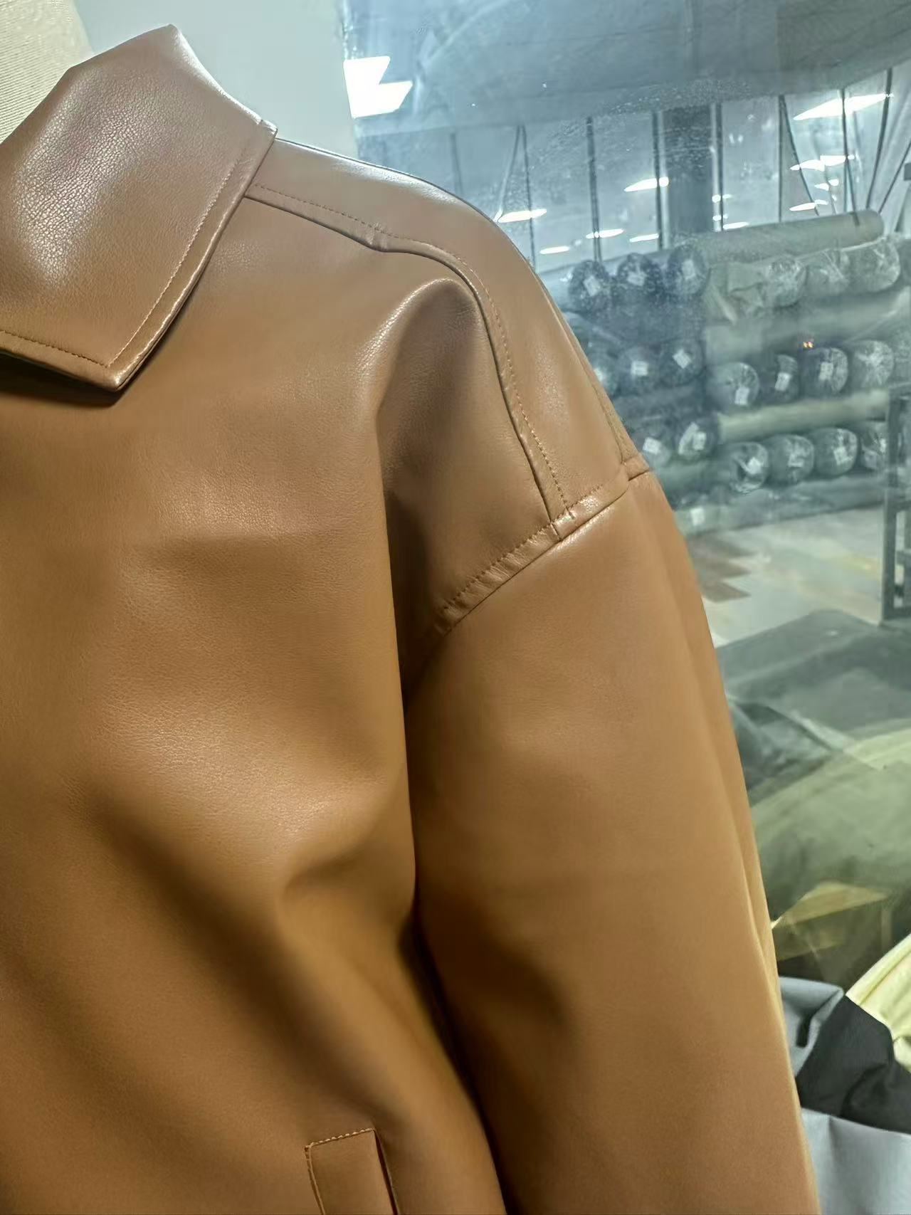 HAZEL | PU leather jacket