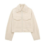 HAZEL | Street style tweed short jacket