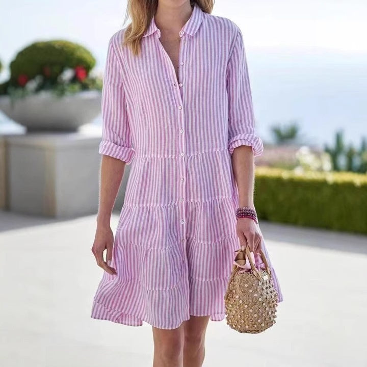 HAZEL | Breezy Striped Dress