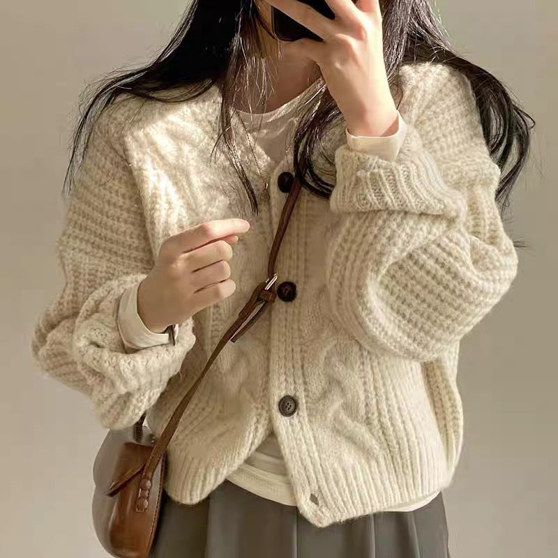 HAZEL | Knitted cardigan sweater